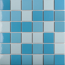 Керамическая мозаика Starmosaic 48x48 Light Blue Mix Glossy (WB43388) 30,6х30,6